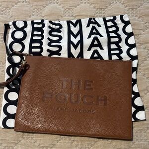 Marc Jacobs Tan Leather Toiletry Bag